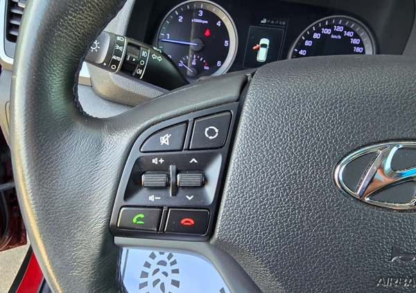 Hyundai Tucson cena 66999 przebieg: 168841, rok produkcji 2015 z Łęczna małe 781